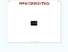 Tablet Screenshot of mancuentro.com